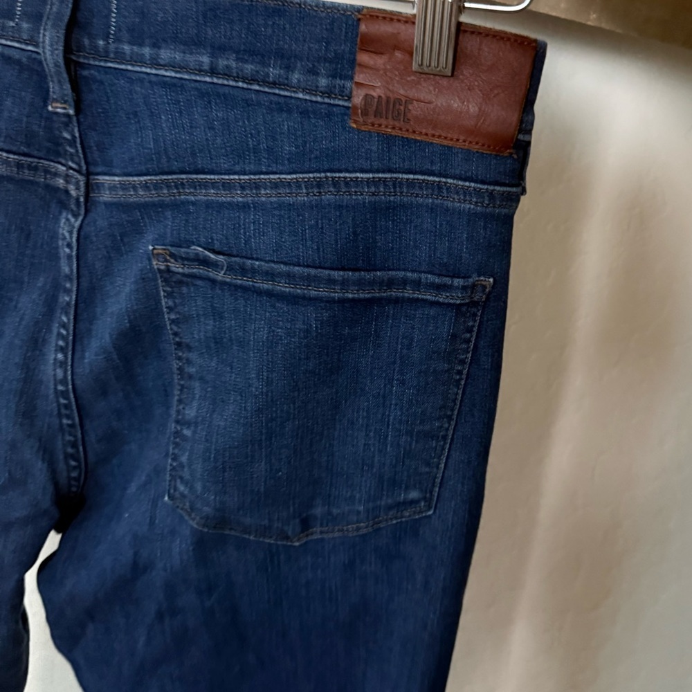 PAIGE|Women’s Dark Blue Skinny Jeans (no distressing) size 33•••closet staple - Picture 6 of 13